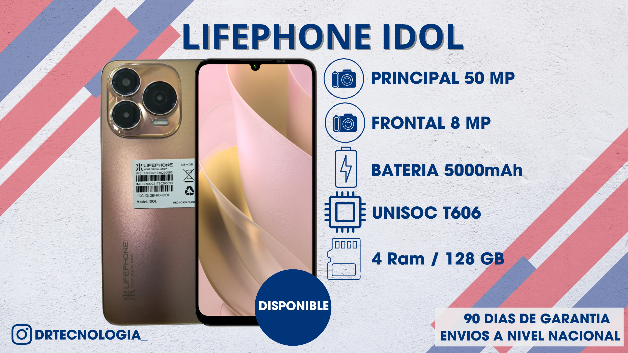 TELEFONO LIFEPHONE IDOL 4/128GB 